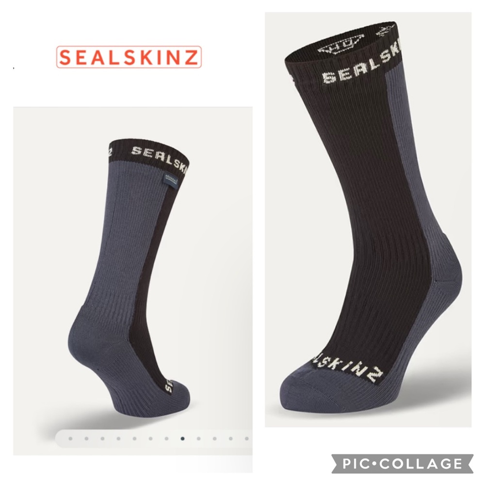 Sealskinz Waterproof Merino Wool Ankle Socks Black Small NWT